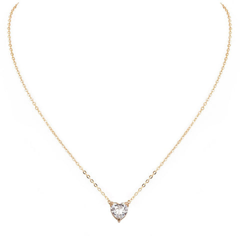 Astrid Heart Golden Necklace