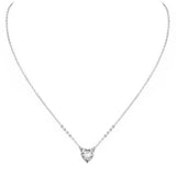 Astrid Heart Silver Necklace