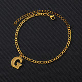 A-Z Initial Letter Anklet