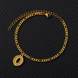 A-Z Initial Letter Anklet