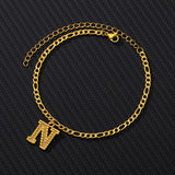 A-Z Initial Letter Anklet