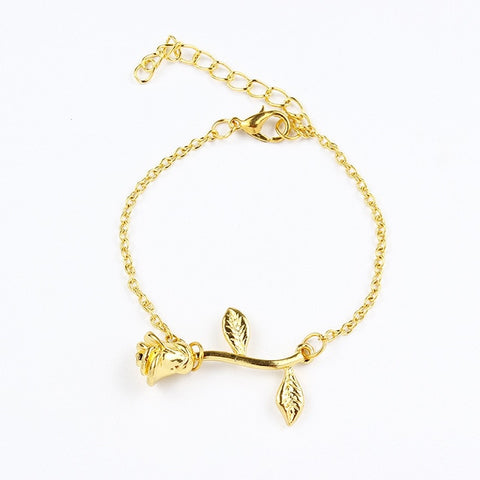 Prisha Golden Flower Bracelet